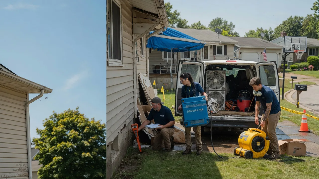 Ceiling Leak Cleanup in Lacarne, OH near me